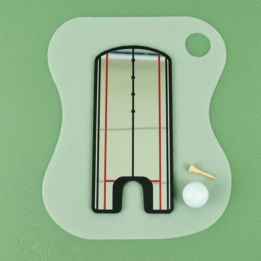 Golf Putting Mirror Reflective Surface Putting Mirror for Driving Range