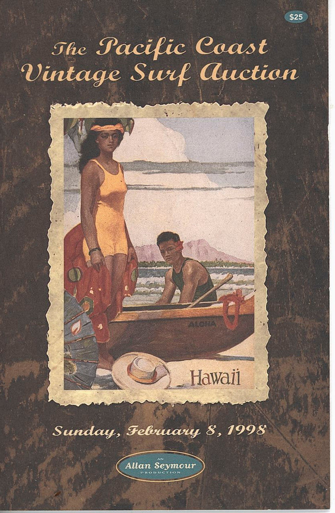 The Pacific Coast Vintage Surf Auction Program-1998