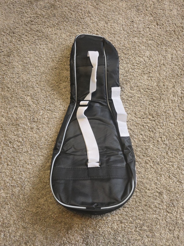 Unbranded Soft Ukulele Gig Bag Black Backpack