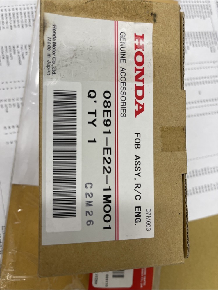 Genuine Honda Remote Start Transmitter 08E91-E22-1M001