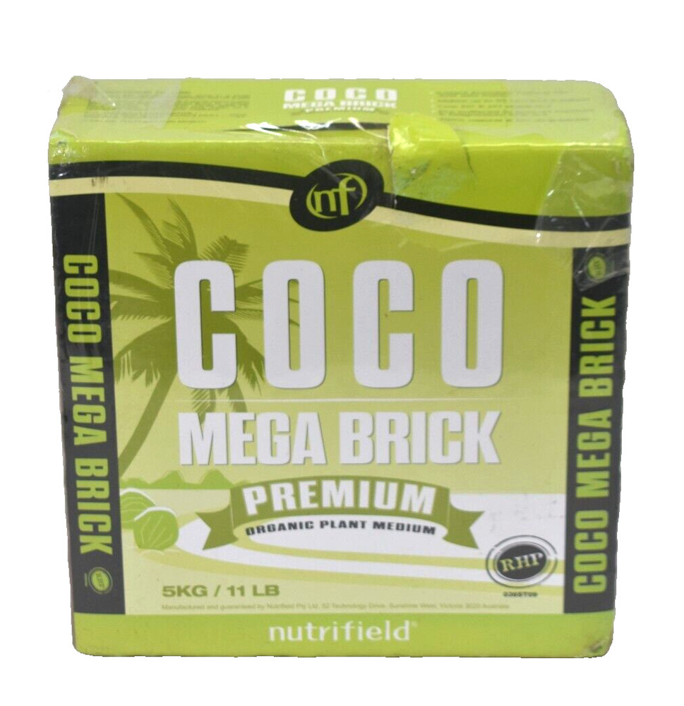Nutrifield Coco Mega Brick Premium Organic Plant Pack For Growth Block Kit