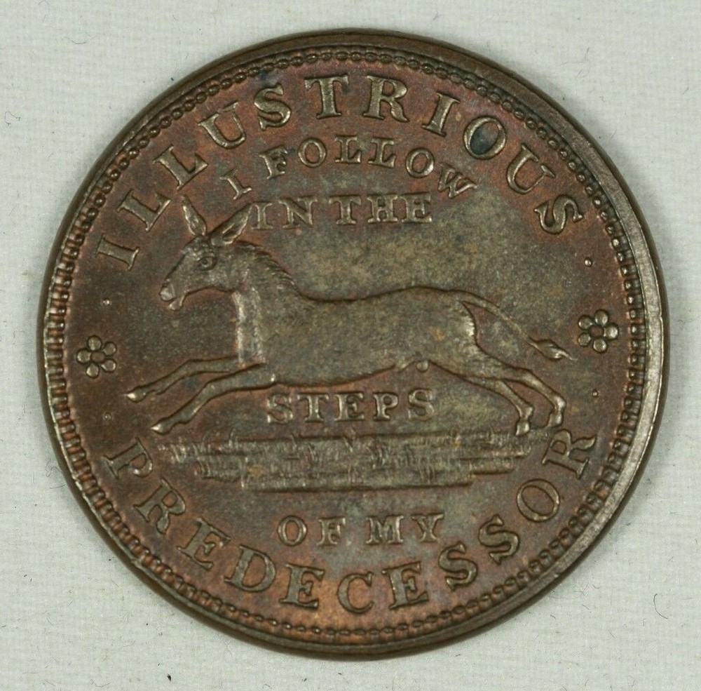 1837 Hard Times Token Executive Experiment Copper Choice Unc.