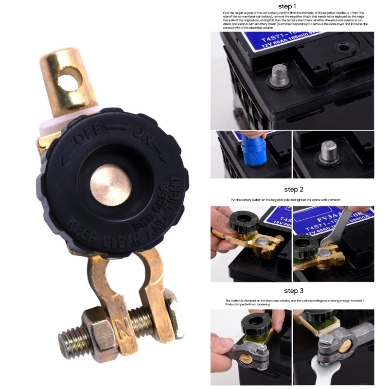 Auto Kill Cut Off MastersSwitch Motorcycle Disconnect Isolator Terminal