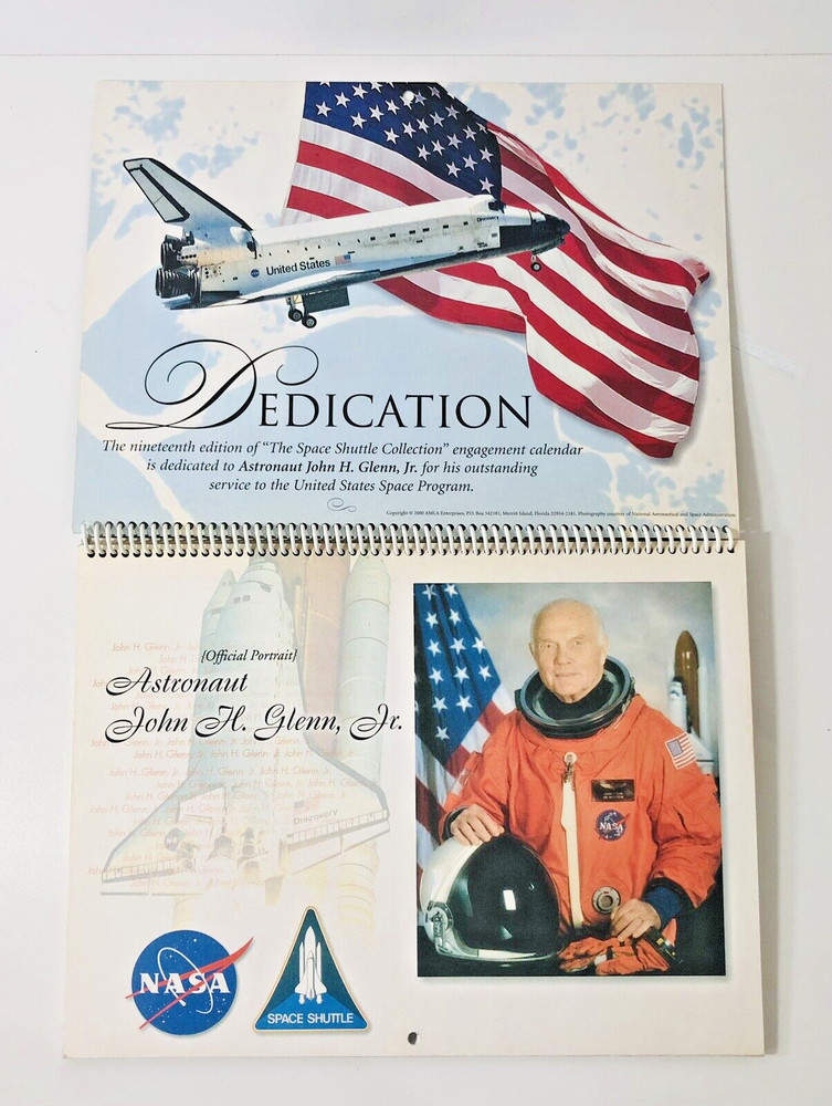 The Space Shuttle Collection, Vintage Calendars, 1999 and 2000