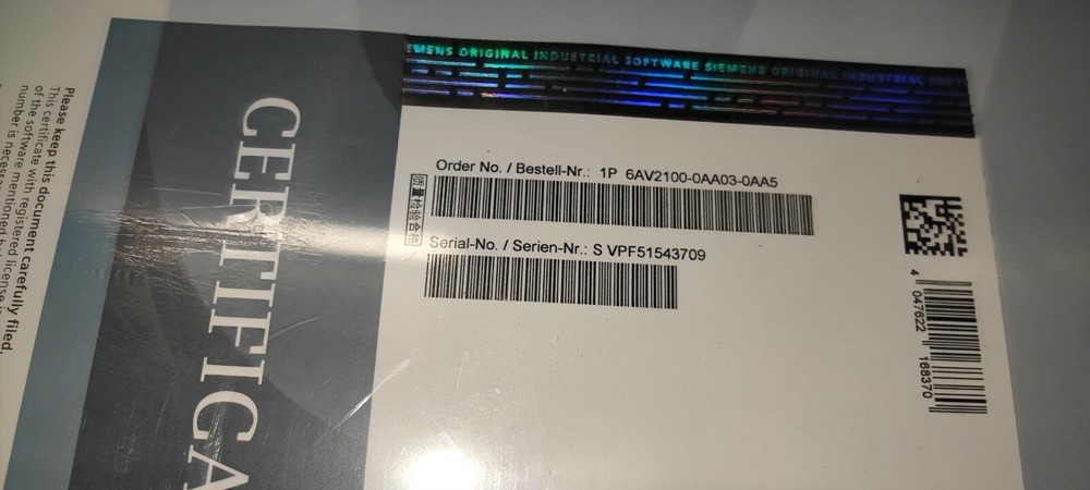 SIEMENS 6AV2100-0AA03-0AA5 SIMATIC WinCC Basic V13 SP1 *NEW*