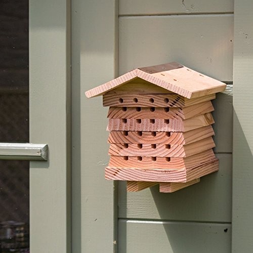 Interactive Wooden Bee House - Pollinator Bee Management System