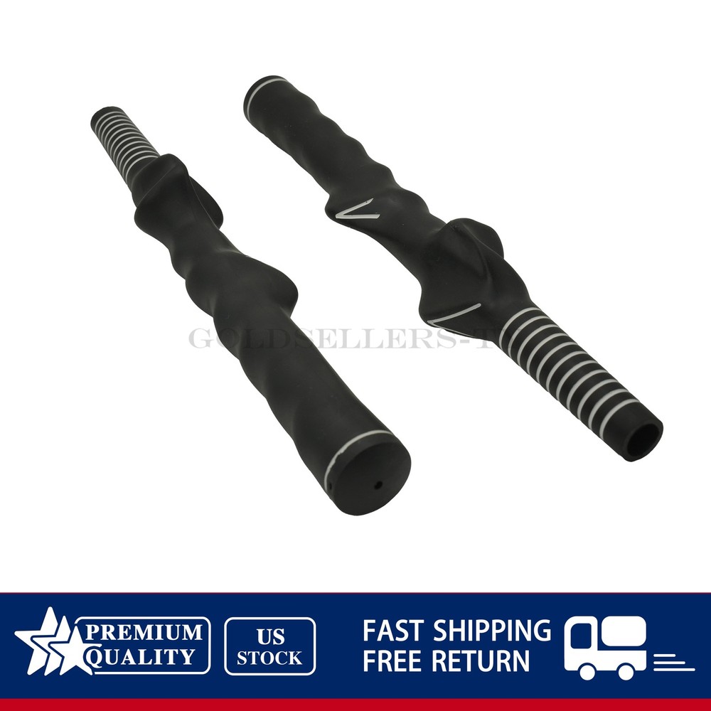 2PCS Right-Hand Standard Teaching Aid Warm Up Trainer Golf Swing Training Grip