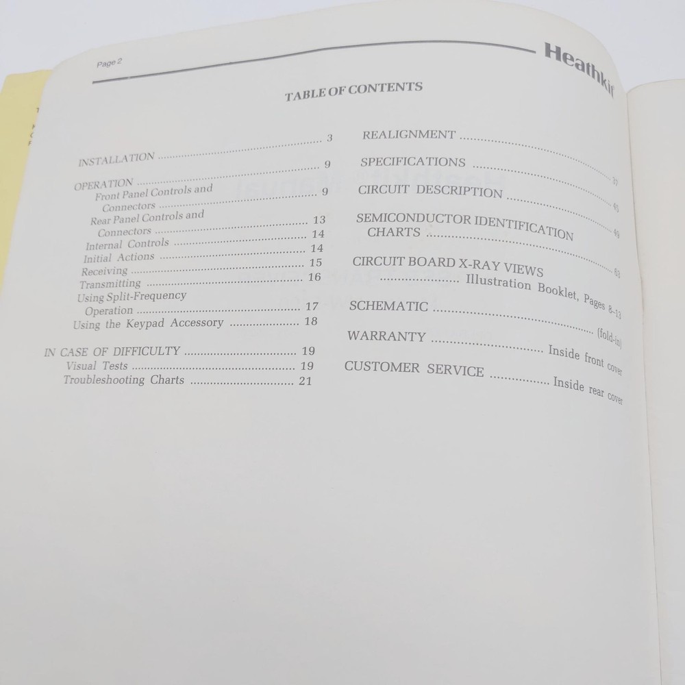 Heathkit HW-5400 SSB Transceiver Manual/Schematic/Layout Pullouts