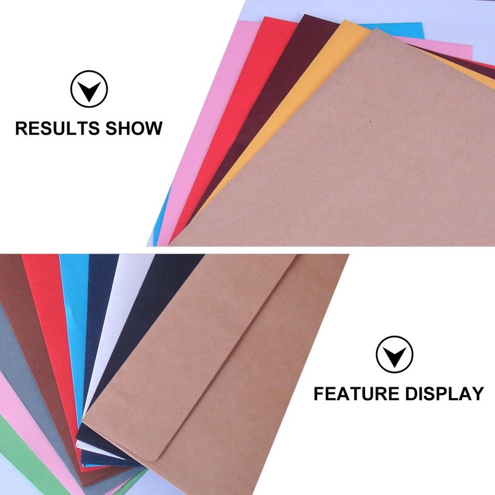 40 Pcs/ Creative Paper Envelope Color Envelopes Business Colored