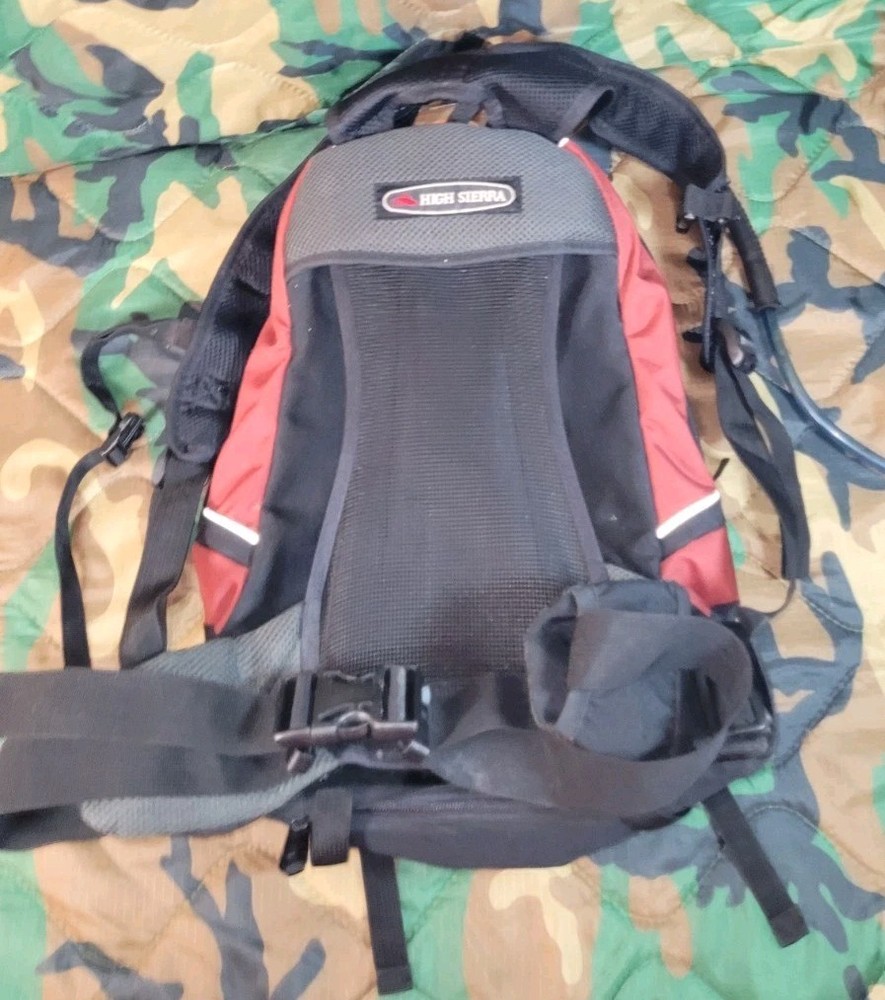 high sierra hydration pack backpack Red High Air Flow