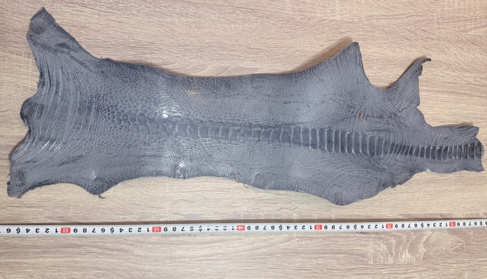 Ostrich Legs Skin Leather 100% Real