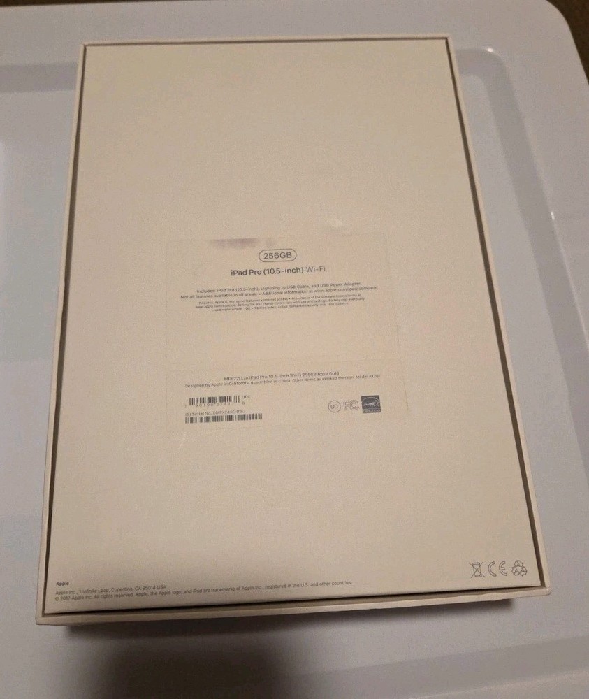 Apple iPad Pro 10.5 Inch Box EMPTY BOX ONLY