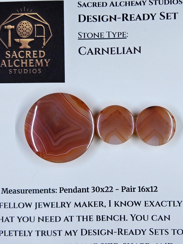 Circle Shape - Carnelian - Design-Ready Set