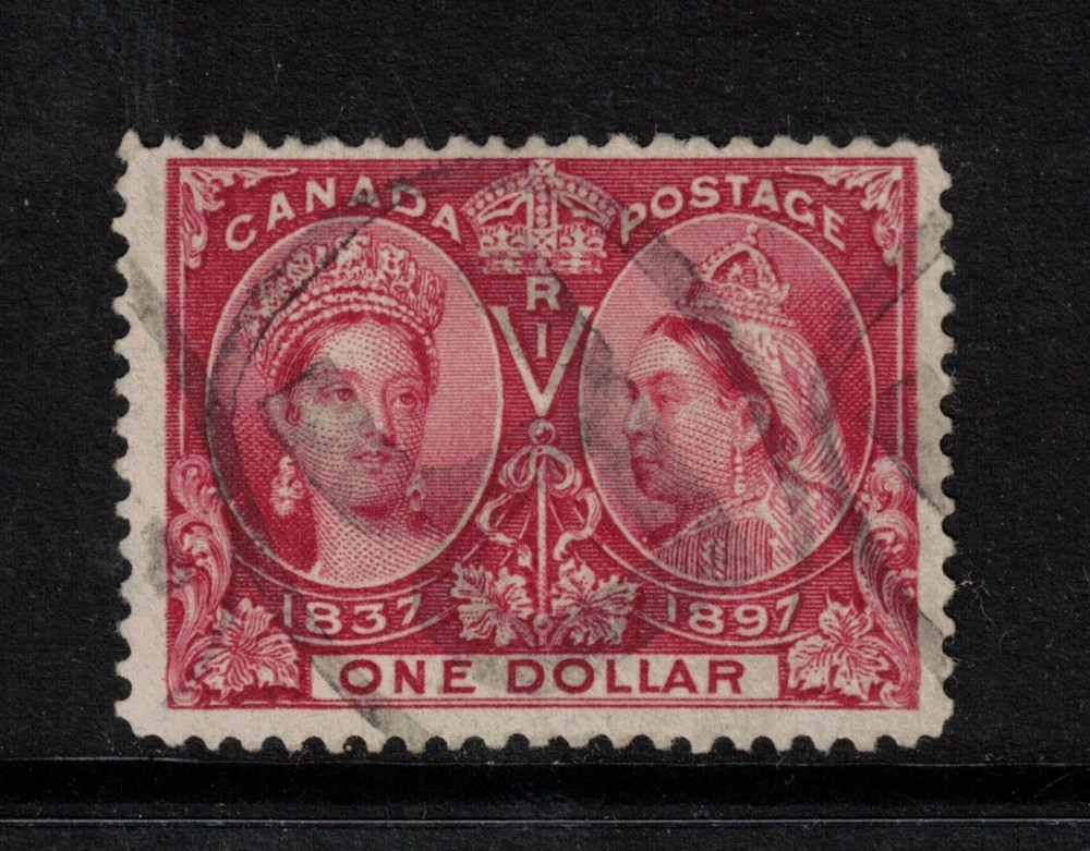 Canada #61 Fine+ Used With R Cancel