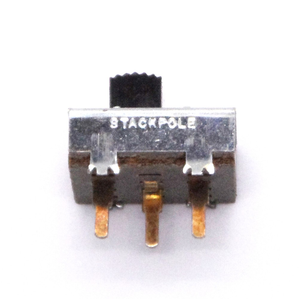 Stackpole SPDT Slide Switch PCB Mount 1 Amp at 125v AC and .5 Amp at 125v DC