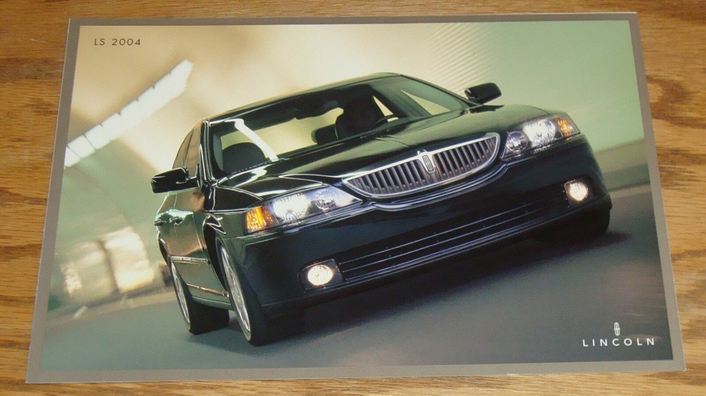Original 2004 Lincoln LS Sales Brochure Folder 04