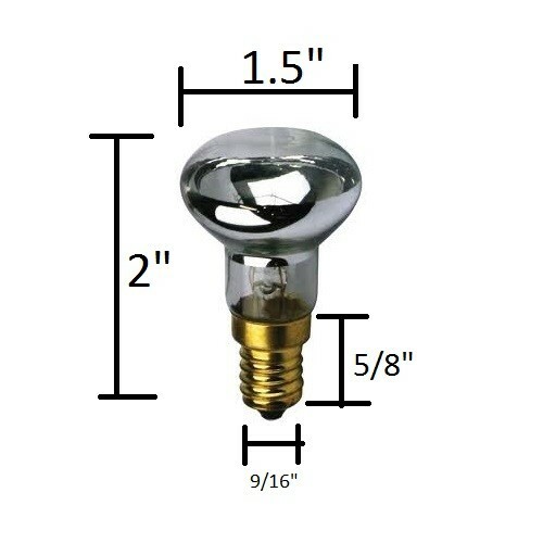Set of 5, R39 E17 Replacement Light Bulb Motion Lamp 30W Reflector Type