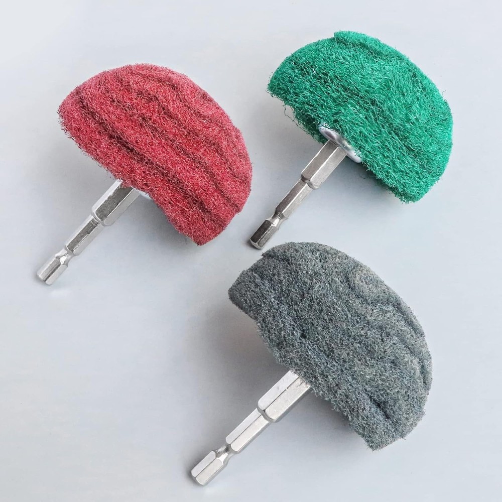 Self-Sharpening 6PCS Buffing Wheel Set for Effortless Rust Removal & Polishing