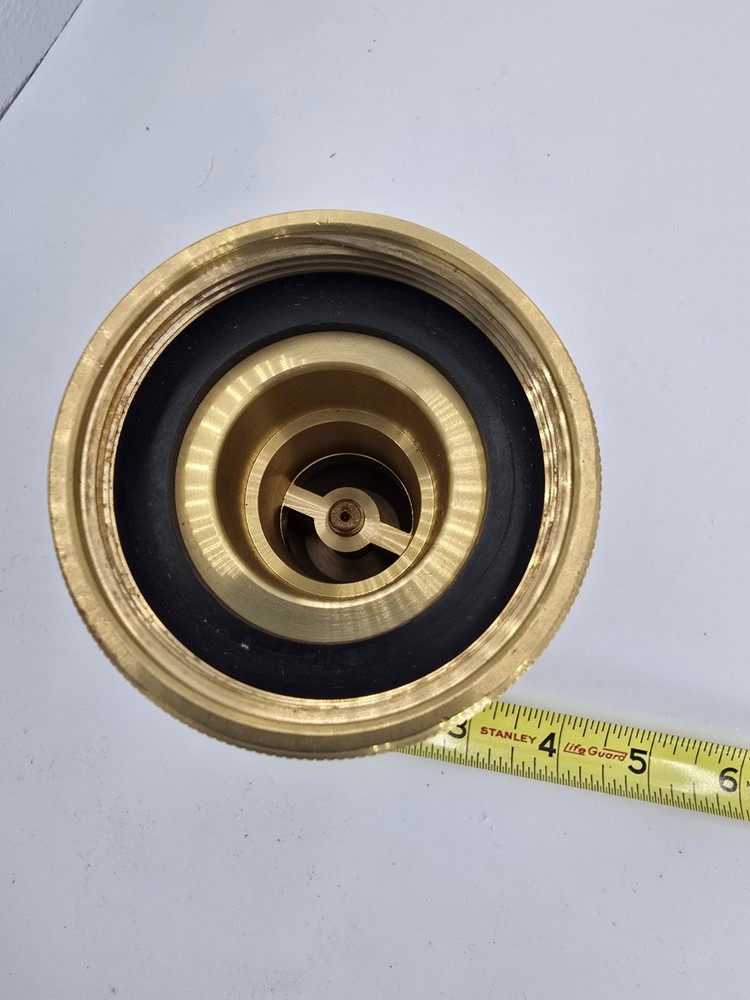 FIRE HOSE NOZZLE 2-1/2" NST BRASS SPRAY NOZZLE