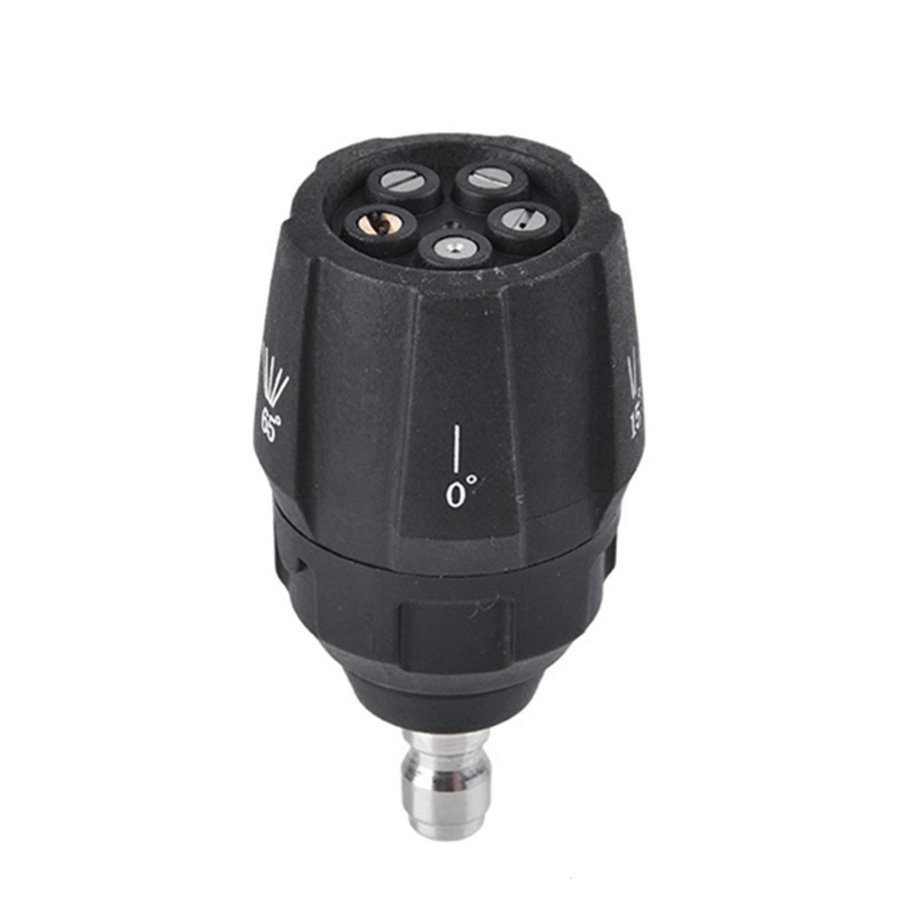 Adjustable Pressure Washer Nozzle Multi Rotating 1/4in Quick Connector Tool