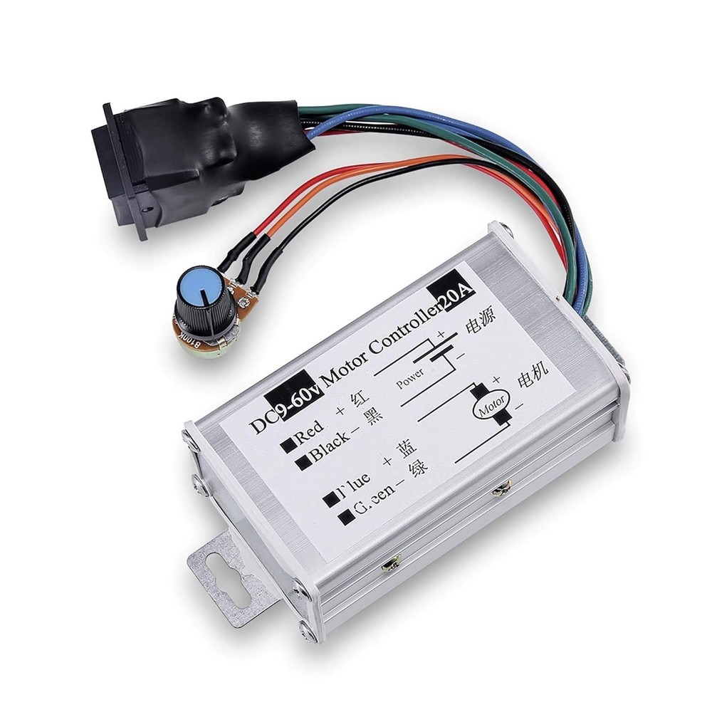 High-Performance DC Brush Motor Controller 1200W - Speed & Direction Control