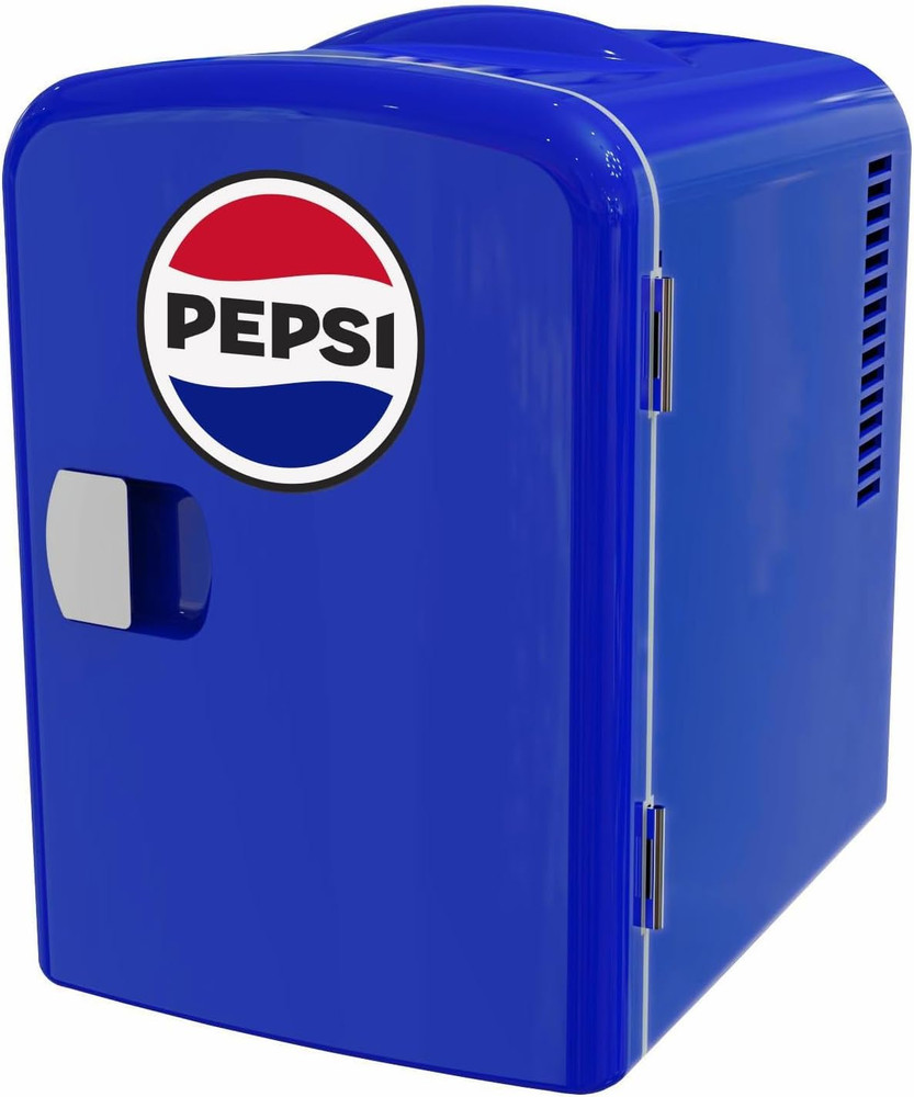 Pepsi 6-Can Mini Fridge, BLUE, 4 Liters