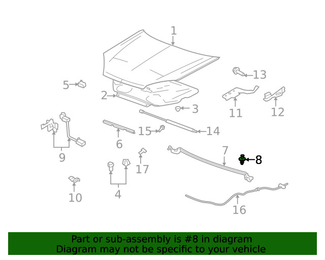 Genuine GM Push-Pin 11589290