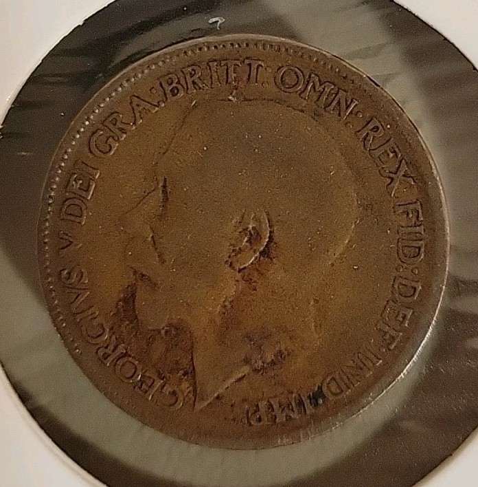 1922 Great Britain Half Penny
