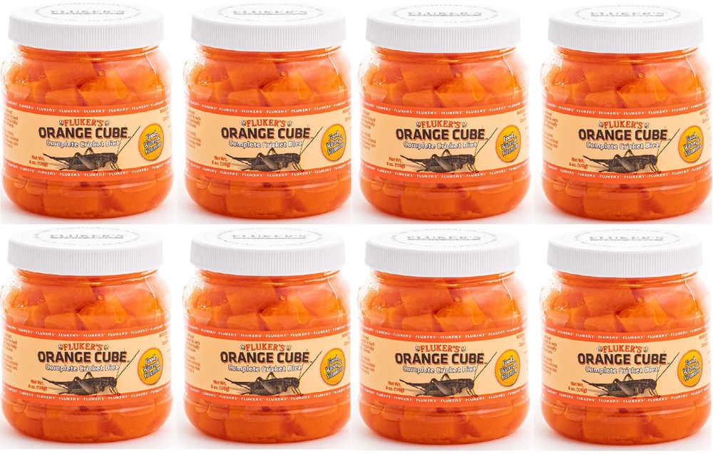 Fluker's Orange Cube Complete Cricket Diet 8 Pack