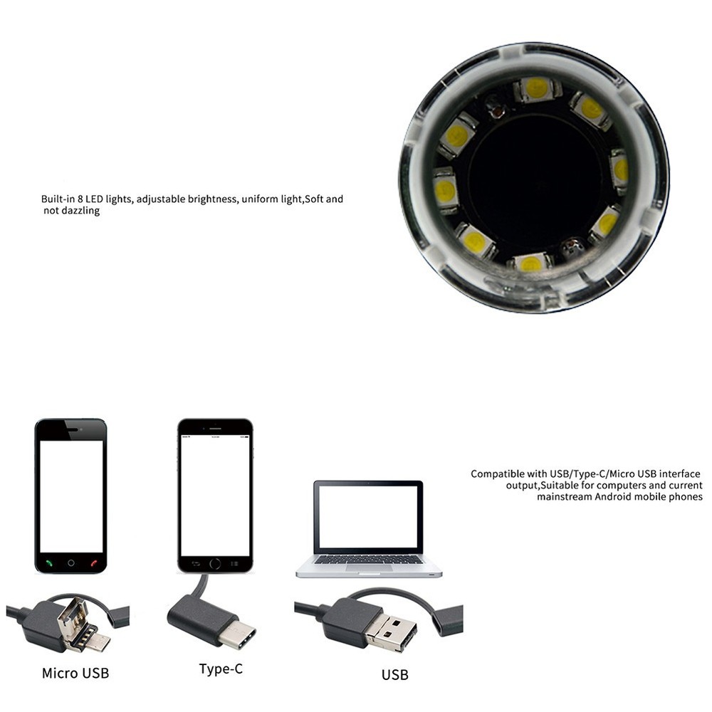 3 in Magnifier for Soldering Usb Microscope Computer Screen with Stand