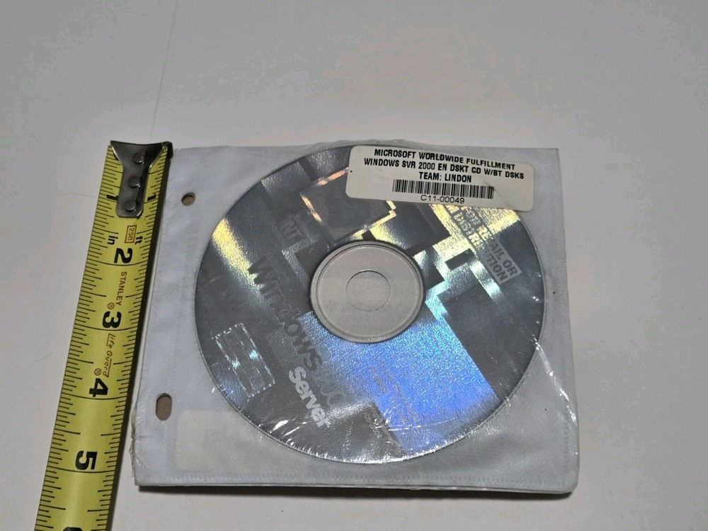 Microsoft Windows 2000 Advanced Server Install CD Set Team: Lindon NOS Sealed