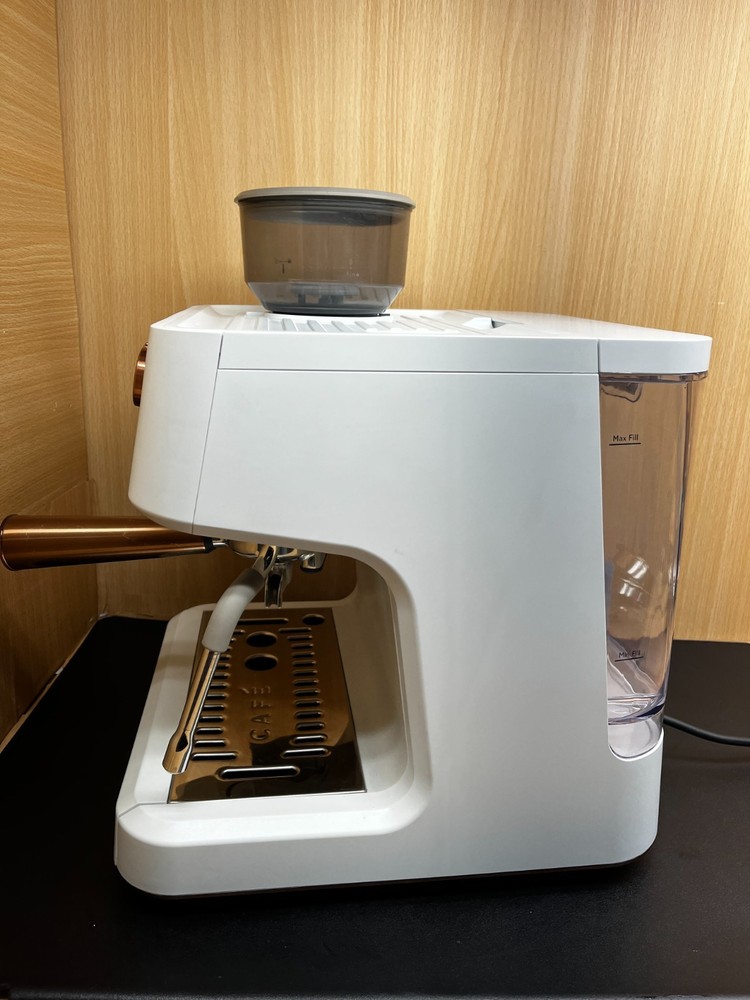 Café Bellissimo Semi Automatic Espresso Machine -White-WiFi Connected