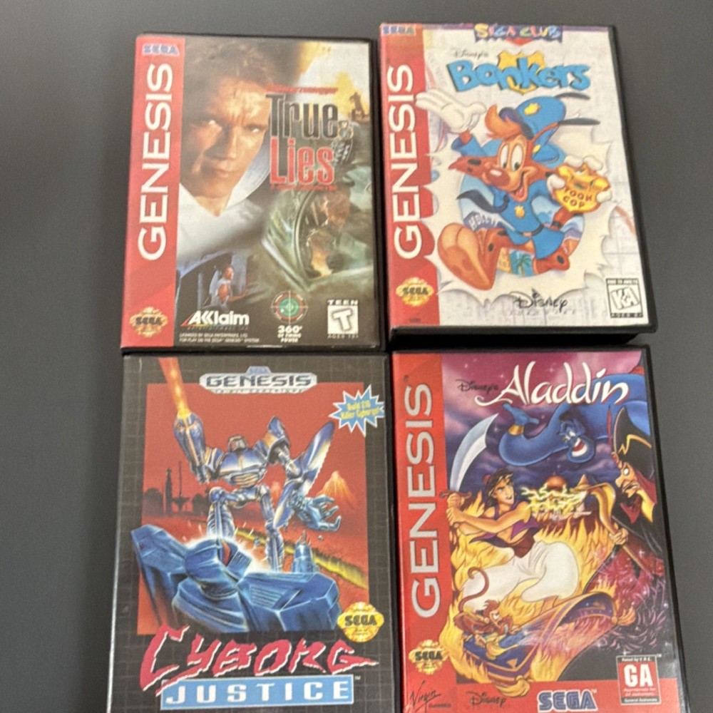 Sega Genesis Game Cases (Assorted)