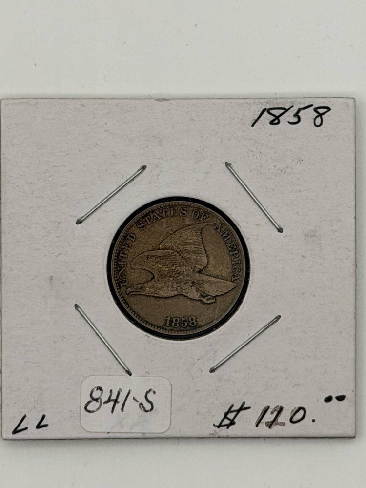 1858 Small Cents Flying Eagle