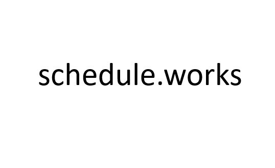 schedule.works domain name