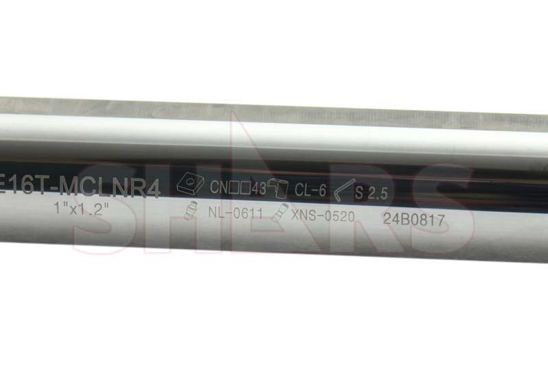 SHARS 1" RH MCLNR Coolant Through Indexable Solid Carbide Boring Bar CNMG S]