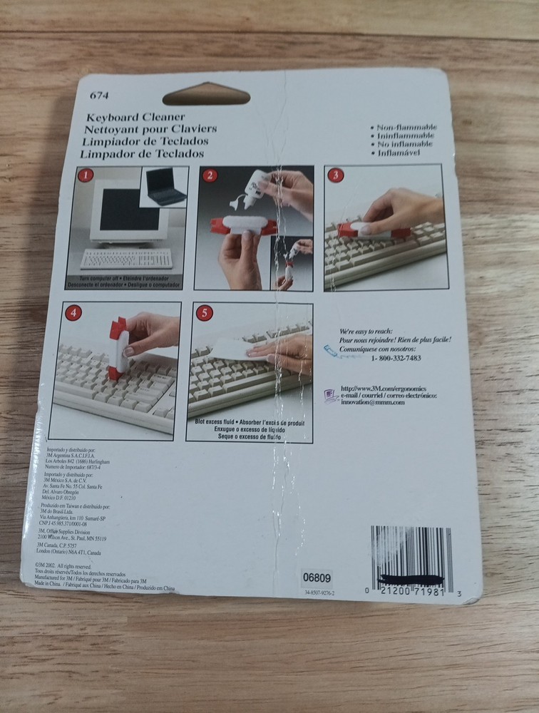 Vintage 3M Keyboard Cleaner Kit New