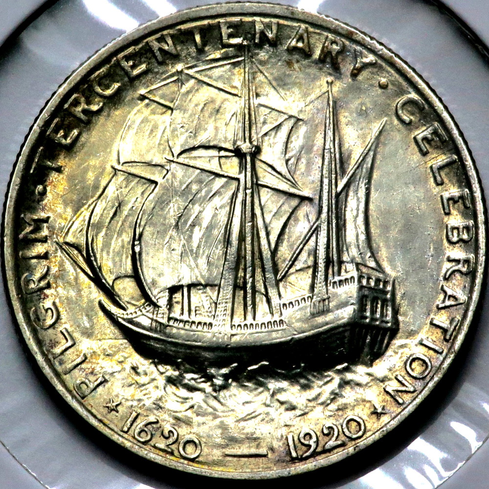 1920 Pilgrim Tercentenary Commemorative Half 1/2 Dollar R1846