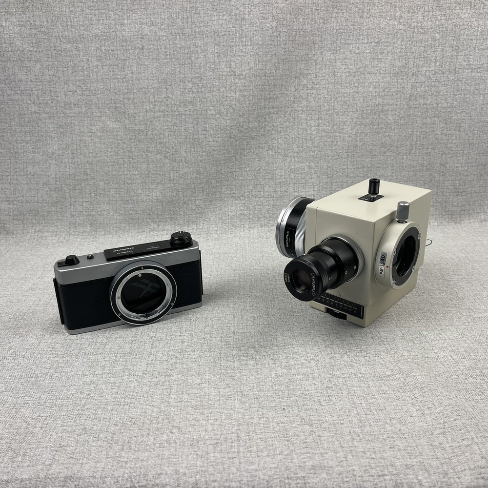 Olympus C-35DA-4 Microscope Camera & Exposure Control Adapter PM-10AD - Parts