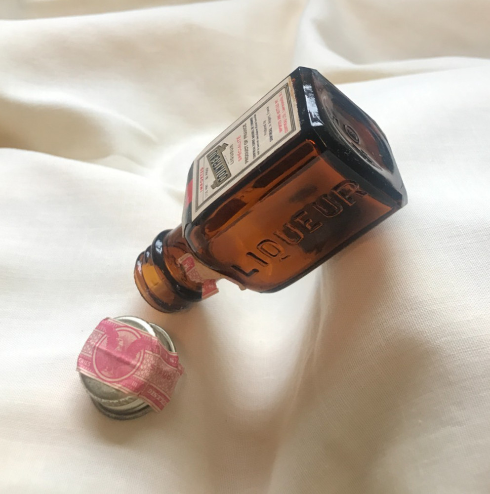 COINTREAU LIQUEUR MINI BOTTLE EMPTY TO COMPLY WITH EBAY RULES