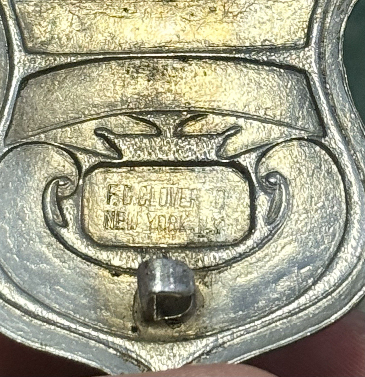 Original WWII Era 1946 US Navy Shore Patrol Badge Grouping W Dog Tag & ID Cards