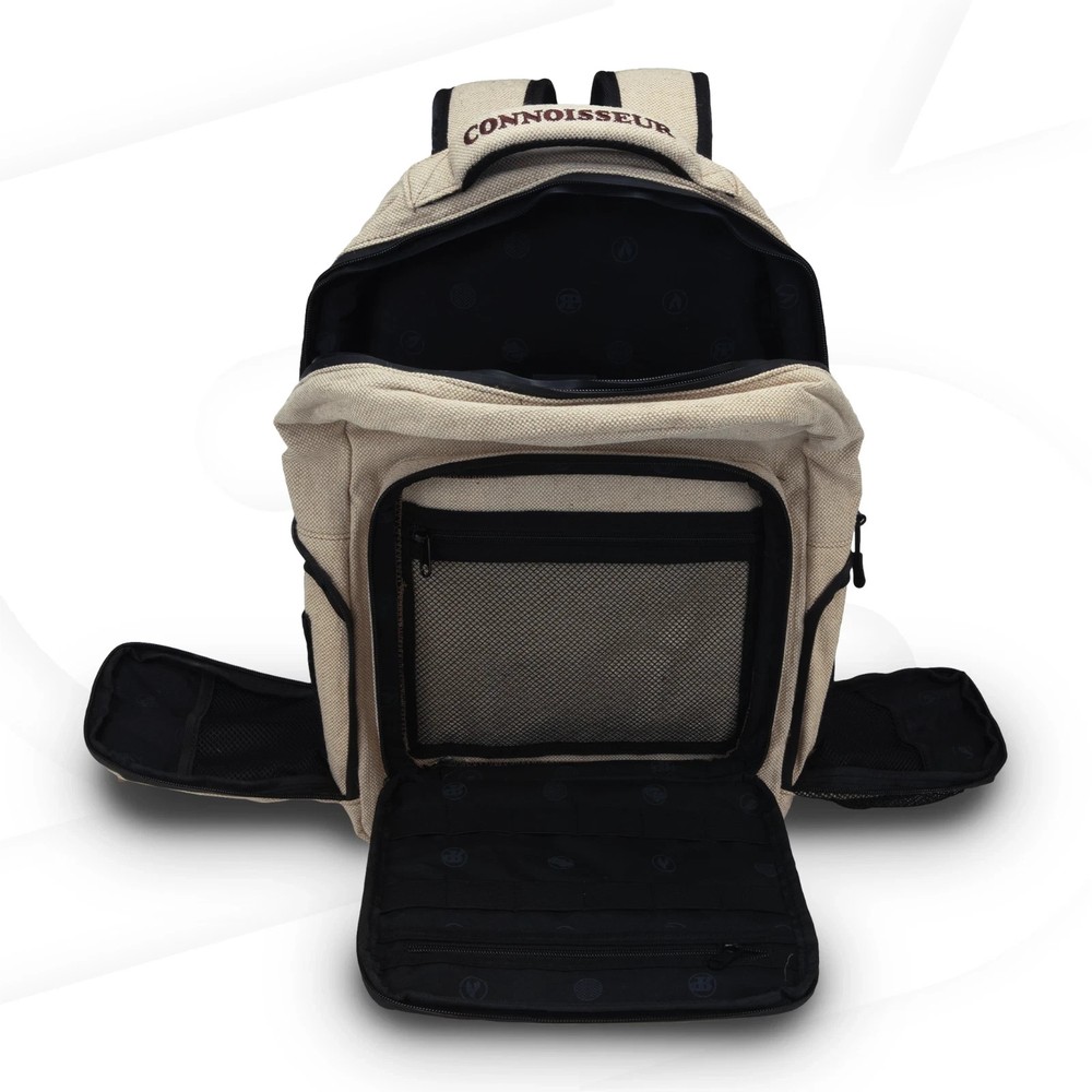 RAW Backpack Natural Rolling Papers Burlap Bag