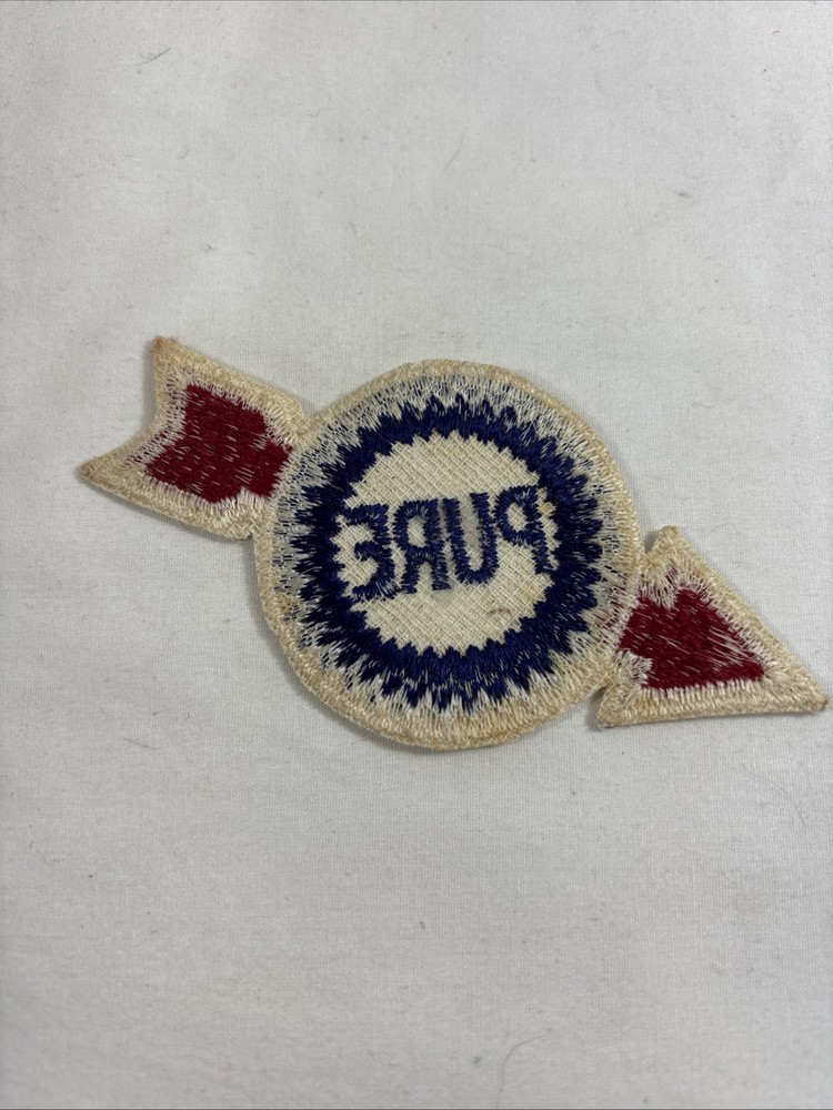 Pure Motor Oil Arrow Logo Patch