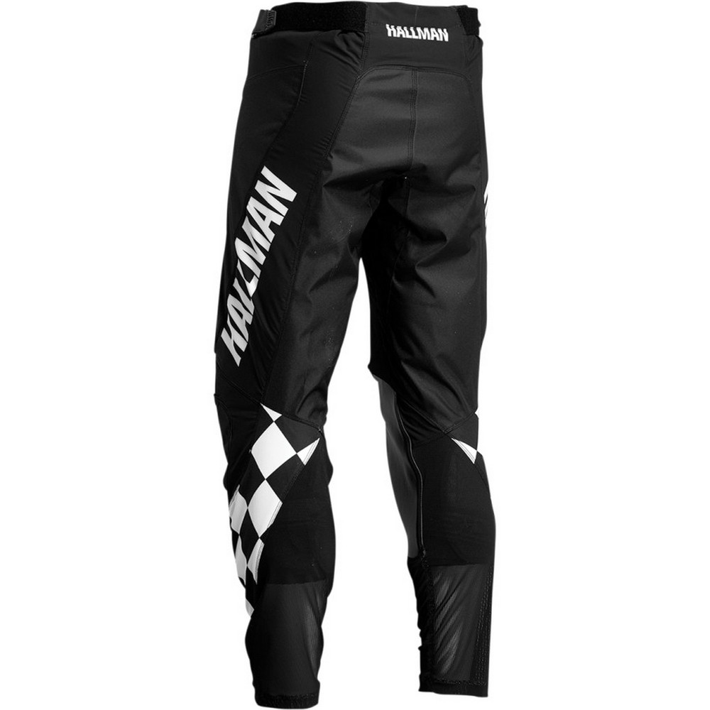 Thor Hallman Differ Checkers Mens MX Offroad Pants Black