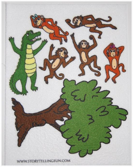 Teasing Mr. Alligator Felt / Flannel Board Set