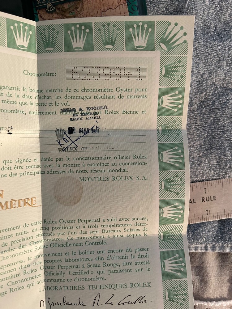 Vintage Rolex Booklet Geneve