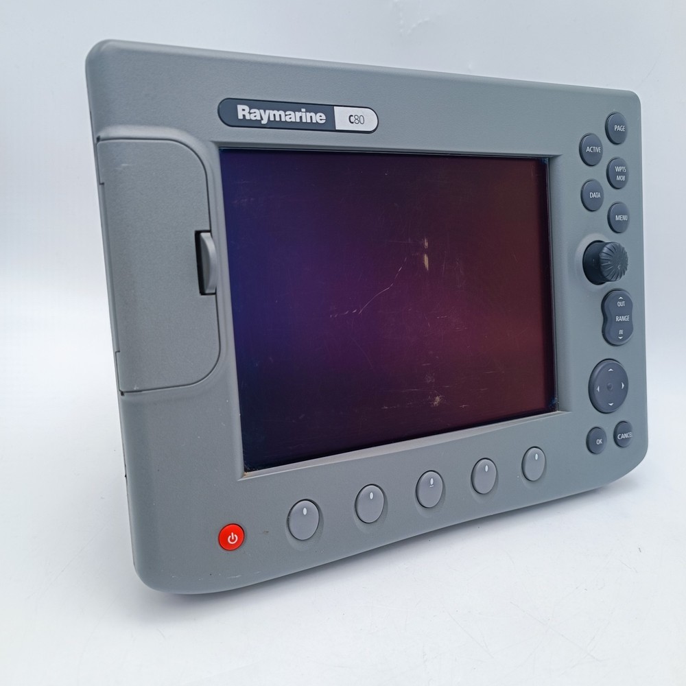Raymarine C80 Chartplotter GPS Fishfinder Radar 8.4 LCD Display MFD E02020 Sonar
