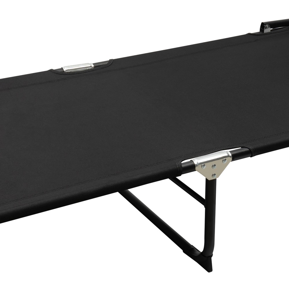Adults Folding Sleeping Cot Office Nap Bed Heavy Duty Adjustable Cots Camping