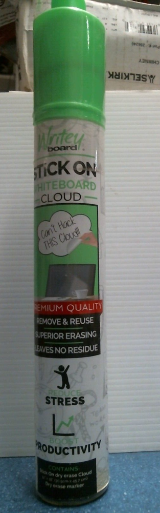 Writey Board Stick On White Board CLOUD (00382) FS