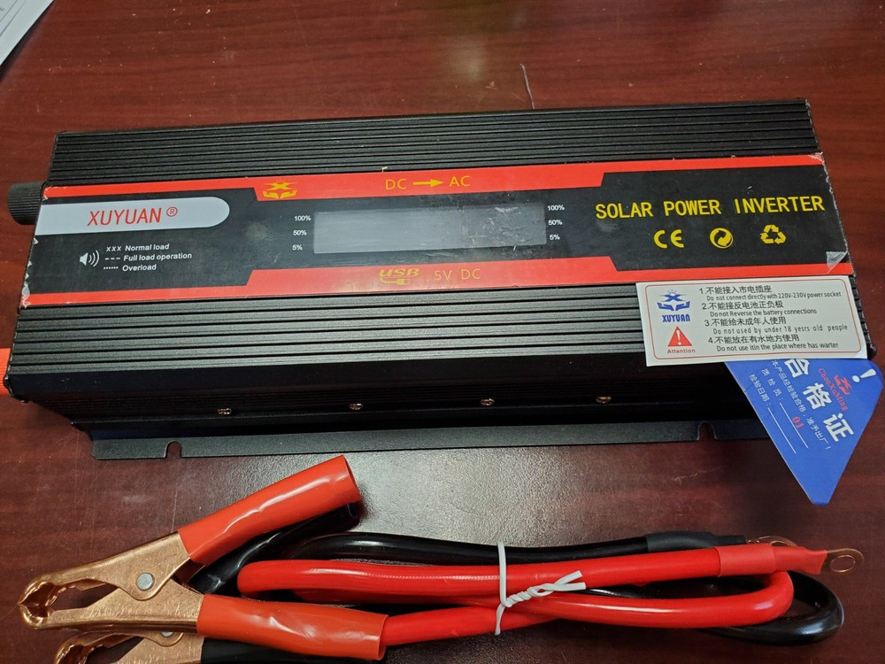 Xuyaun Power Inverter, Input: DC-12V, Output: AC-110V